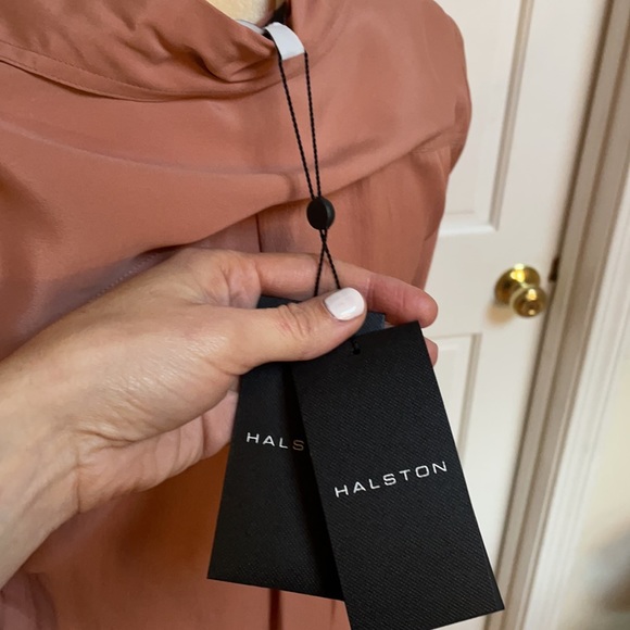 Halston Silk Shirt Dress - Picture 5 of 7